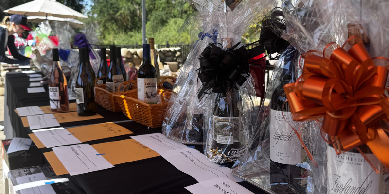 T4K Raffle2 A table lined with raffle items